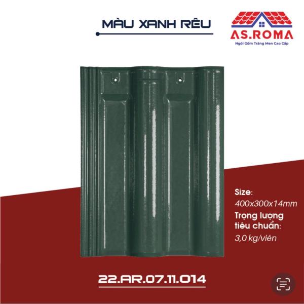 Ngói 2 vít nhãn hiệu ASROMA